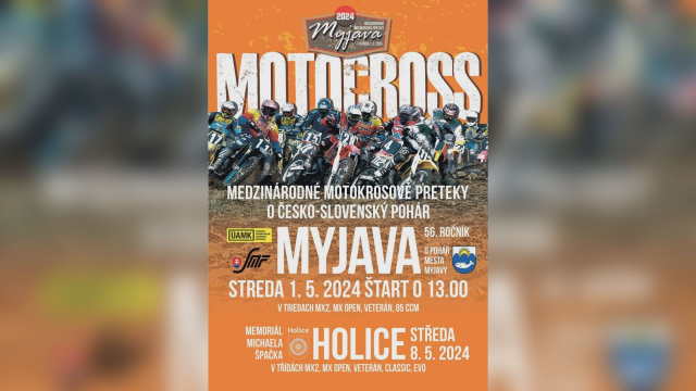 Pozvánka na 56. ročník motokrosových pretekov