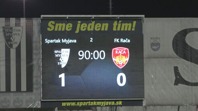 Spartak Myjava - FK Rača  TIPOS 3. liga skupina západ