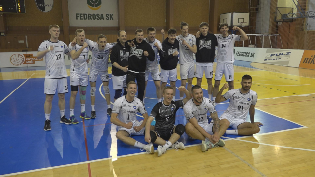 TJ Spartak Myjava - Slávia Svidník, štvrťfinále volejbalovej extraligy