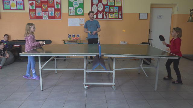 Veľkonočný pingpongový turnaj v základnej škole